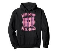 Hip Hop Makes Me Feel Good Retro Cassette Graphique Sweat à Capuche