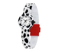 HIP HOP Montre pour enfants, collection KIDS FUN, mouvement à quartz analogique, résistant à l'eau jusqu'à 50 mètres, bracelet en silicone avec tissu, longueur réglable, idées cadeaux pour enfants