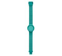 HIP HOP, Numbers Collection Montre femme Mango avec bracelet en silicone interchangeable, fermeture pratique, boîtier 32 mm, mouvement à quartz, résistant à l'eau, longueur réglable, Bracelet vert
