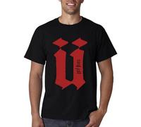 Hip Hop Unkut and Healthy T-Shirts Painting Body Sculpting College Style Fashion Atmosphere T-Shirt Black M