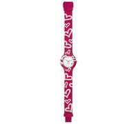 Hip Hop Watches - Women's Romantic Watch HWU0906 - Collection Be Loved - Bracelet en Silicone - Boîtier de 32 mm - Étanche - Rose Vif