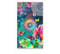 HIP Serviette de Plage Multicolore 100 x 180 cm