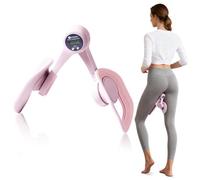 Hip Trainer Exerciseur, Entraîneur de Muscle Pelvien, Entraîneur de Cuisse avec Compteur & Réglage, Appareils Jambes et Cuisses, pour Serrage Entraînement Post-Partum la Maison Gym Yoga