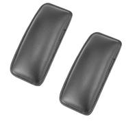 HIPATU 2 Pièces Coussin de Genou de Console pour Audi A1 A3 A4 A5 A6 A7 A8 A4L A6L A8L Q2 Q3 Q5 Q7 Q5L, CoudièRe Genou CôTé Jambe Accoudoir Pad Accessoires Intérieur,Black