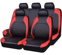 HIPATU 9 Pièces Housse De Siege Voiture pour Lexus is 220d, Confortable Cuir Respirant Couvre Siège De Voiture Antidérapant,D-Red