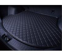 HIPATU Cuir Tapis Coffre Voiture pour Golf 8 | Golf GTE/Golf GTI/Golf GTD/Golf Clubsport, Antidérapant Imperméable Protection Coffre Cargaison Doublure Accessoires Intérieurs,All-Black