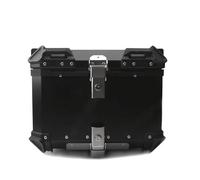 HIPATU Top Case Moto pour Yamaha V Star 250 2008-2024 2025, Alliage d'aluminium Coffre Moto avec Serrure De Sécurité, Boîte de Queue de Moto Étanche, Anti-poussière,BLACK-45L