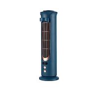 HIPdudRTG Ventilateur colonne, Tour ventilateur sans lame Mini climatiseur de bureau avec tête(Blue)