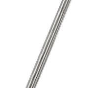 HiPicco Tige et goujons entièrement filetés M24 x 250 mm, tiges filetées à droite en acier inoxydable 304, pas de filetage M24-3 pour boulons d'ancrage, pinces, cintres et boulons en U