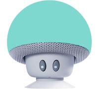 Hipipooo Mini Mushroom Portable sans Fil Bluetooth V2.1 Haut-Parleur et Support de téléphone Portable avec Ventouse Compatible avec iPad, iPhone, téléphones Android, Ordinateur Portable (Turquoise)