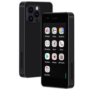 Hipipooo Mini Smartphone 4G débloqué, 2,95 Pouces, Double SIM, Batterie 1400 mAh, Appareil Photo 2 MP + 5 MP, téléphone Android 9 pour Enfants, téléphone de Secours pour Adulte 2 Go + 16 Go (4G-Noir)