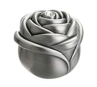 Hipiwe Boîte à bijoux vintage en forme de rose - Petite boîte de rangement pour bagues, boucles d'oreilles, collier, trésor, cadeau pour filles et femmes