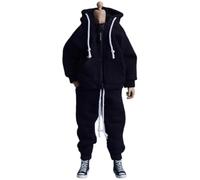 HiPlay 1/12 Scale Figure Doll Clothes: Sport Set for 6-inch Collectible Action Figure Black HSYDTZ