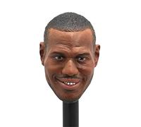 HiPlay 1/6 Scale African American Male Figure Head Sculpt Series, Handsome Men Tough Guy, Doll Head for 12" Action Figure Phicen, TBLeague, HT HS004(B)