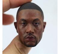 HiPlay 1/6 Scale African American Male Figure Head Sculpt Series, Handsome Men Tough Guy, Doll Head for 12" Action Figure Phicen, TBLeague, HT HS004(E)