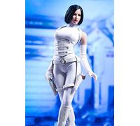 HiPlay 1/6 Scale Figure Doll Clothes, Bodysuit Full Set, Outfit Costume for 12 inch Female Action Figure Phicen/TBLeague CM096(White)