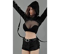 HiPlay 1/6 Scale Figure Doll Clothes, Top+Short,Outfit Costume for 12 inch Female Action Figure Phicen/TBLeague CM105(A)