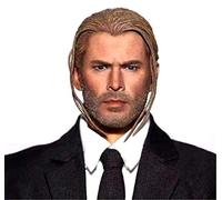 HiPlay 1/6 Scale Male Figure Head Sculpt, Handsome Men Tough Guy, Doll Head for 12 inch Action Figure HS019 (B)