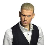 HiPlay 1/6 Scale Male Figure Head Sculpt, Handsome Men Tough Guy, Doll Head for 12 inch Action Figure HS024 (A)