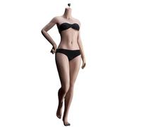 HiPlay Corps de Figurine d'action féminin à Buste Petit proportionné sans Couture TBLeague S47C Peau foncée Pieds Non Amovibles et sans tête échelle 1/6