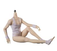 HiPlay JIAOU Doll 1/6 Scale 12 inches Male Seamless Super Flexible Action Figure-Body Type & Skin Color Selectable (Lean,Black)