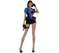 HiPlay JIAOUDOLL 1/6 Scale 12" Female Policewoman Uniform Suit Western Style JO24X-06D Blue Color Age 15+
