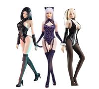 HiPlay JIAOUDOLL JOQ-10D-BS, Asian Body & Large Bust, Wheat Skin, 1/6 Scale Female Seamless Action Figure Body