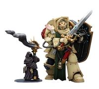 HiPlay JOYTOY Chevalier de la Mort des Dark Angels 2 avec Épée Énergétique, Bouclier Tempête et Gardien dans l'Obscurité JT02496 Figurine Action 1/18