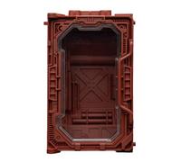 HiPlay JOYTOY Hangar d'Affichage pour Soldat Individuel JT02144 Rouge Flamboyant C Échelle 1/25 Compatible avec la Série JOYTOY de Figurines d'action