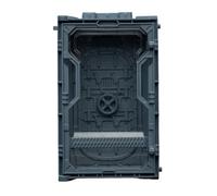 HiPlay JOYTOY Hangar d'Exposition pour Soldat Individuel JT02250 Gris Titane B Échelle 1/25 Compatible avec la Série JOYTOY Figurine d'action