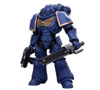 HiPlay JOYTOY Warhammer 40,000 1/18 Space Marines Ultramarines Outriders Frère Catonus JT2825 Collection de Figurines Articulées Modèle Cadeau