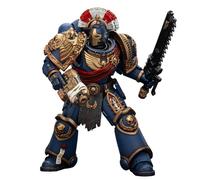 HiPlay JOYTOY Warhammer 40,000 1/18 Ultramarines Armure Relic Secundus avec Fusil Bolt Artificier, Épée Chaîne et Pistolet Bolt JT01536 Figurines d'action