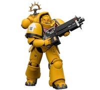 HiPlay JOYTOY Warhammer 40,000 : Space Marine 2 Impériaux Fists Heavy Intercessor avec Heavy Bolt Rifle et Bolt Pistol (JT03653 Édition Jeu) Figurine Articulée 1/18