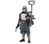 HiPlay JOYTOY Warhammer 40K Astra Militarum Death Korps de Krieg Escouade de Vétérans Garde Spécialiste des Communications (JT2689) Figurine d'action Échelle 1/18