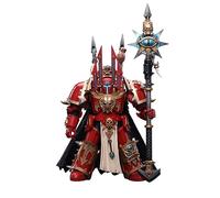 HiPlay JoyToy Warhammer 40K Chaos Space Marines Crimson Slaughter Sorcerer Lord in Terminator Armour Figurine de Collection à l'échelle 1:18