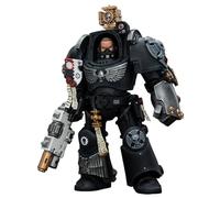 HiPlay JOYTOY Warhammer 40K Series, Iron Hands Captain in Terminator Armour JT5116, 1/18 Scale Collectible Action Figure