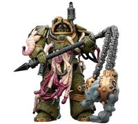 HiPlay JOYTOY Warhammer JT02878 Death Guard Blightlord Terminator 2 avec Fléau de Corruption Figurine Articulée 1/18