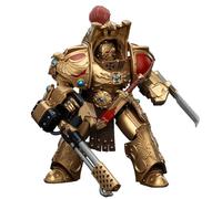 HiPlay JOYTOY Warhammer The Horus Heresy 1/18 Legio Custodes Aquilon Terminator Squad Aquilon avec Infernus Firepike JT00768 Figurines d'action
