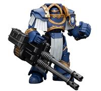 HiPlay JOYTOY Warhammer The Horus Heresy Series, Ultramarines Cataphractii Terminator Squad: Terminator with Reaper Autocannon, 1/18 Scale Collectible Action Figure JT7486