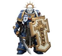 HiPlay JOYTOY Warhammer Ultramarines Torvald avec Épée de Puissance Bouclier Tempête et Pistolet Bolt JT02809 Figurine d'action Échelle 1/18