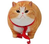 HiPlay JXK Collectible Cat Figure: Fat Cat 3.0, Expertly Hand-Painted, Lifelike, Safe Resin, 1:6 Scale Miniature Animal Figurine JXK178A