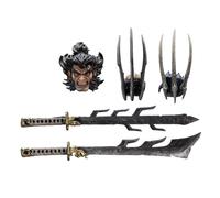 HiPlay Metytoyz Pack Accessoire Tête Sculptée Compatible Figurine 1/10 Shura Takikawa Onimusha
