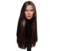 HiPlay Sculpture de tête féminine à l'échelle 1:6, sculpture de tête de fille européenne pour figurines d'action de 30,5 cm GC029A