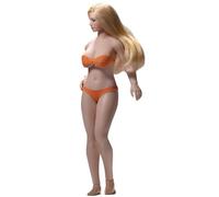 HiPlay TBLeague 1/12 Squelette Acier sans Couture Corps Féminin Buxom Grand Bust Type Peau Pâle avec Sculpture de Tête Figurine Action Corps