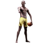 HiPlay TBLeague 1/6 Squelette en Acier sans Couture Homme Afro-Américain Corps d'Athlète Peau Sombre Figurines Action Corps