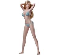 HiPlay TBLeague Femelle Jeune Fille Type Bust Moyen S34 Peau Claire Pieds Non Détachables avec Sculpture de Tête Corps de Figurine d'action 1/6