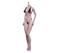 HiPlay TBLeague Femelle sans Couture S24B Type Asiatique Poitrine Moyenne Peau Brune Tête Détachable Pieds Amovibles Corps de Figurine Action Échelle 1/6
