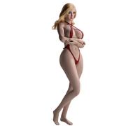 HiPlay TBLeague Seamless Eropean & Proportions Female Body Type Suntan-Skined S53 Large Bust with Head Sculpt Detachable Feet 1/6 Scale Action Figure Body