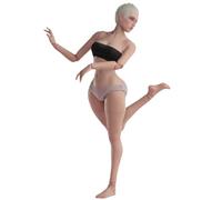 HiPlay Worldbox 1/6 Corps Standard Buste Moyen Peau bronzée Claire Version articulée Taille d'abeille AT210B Figurines d'action féminines Corps Âge 15+