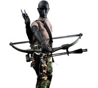 HiPlay X-Toys 1/6 Arc et Flèches en Plastique Noir Accessoire Arme Rambo pour Figurine 12 Pouces